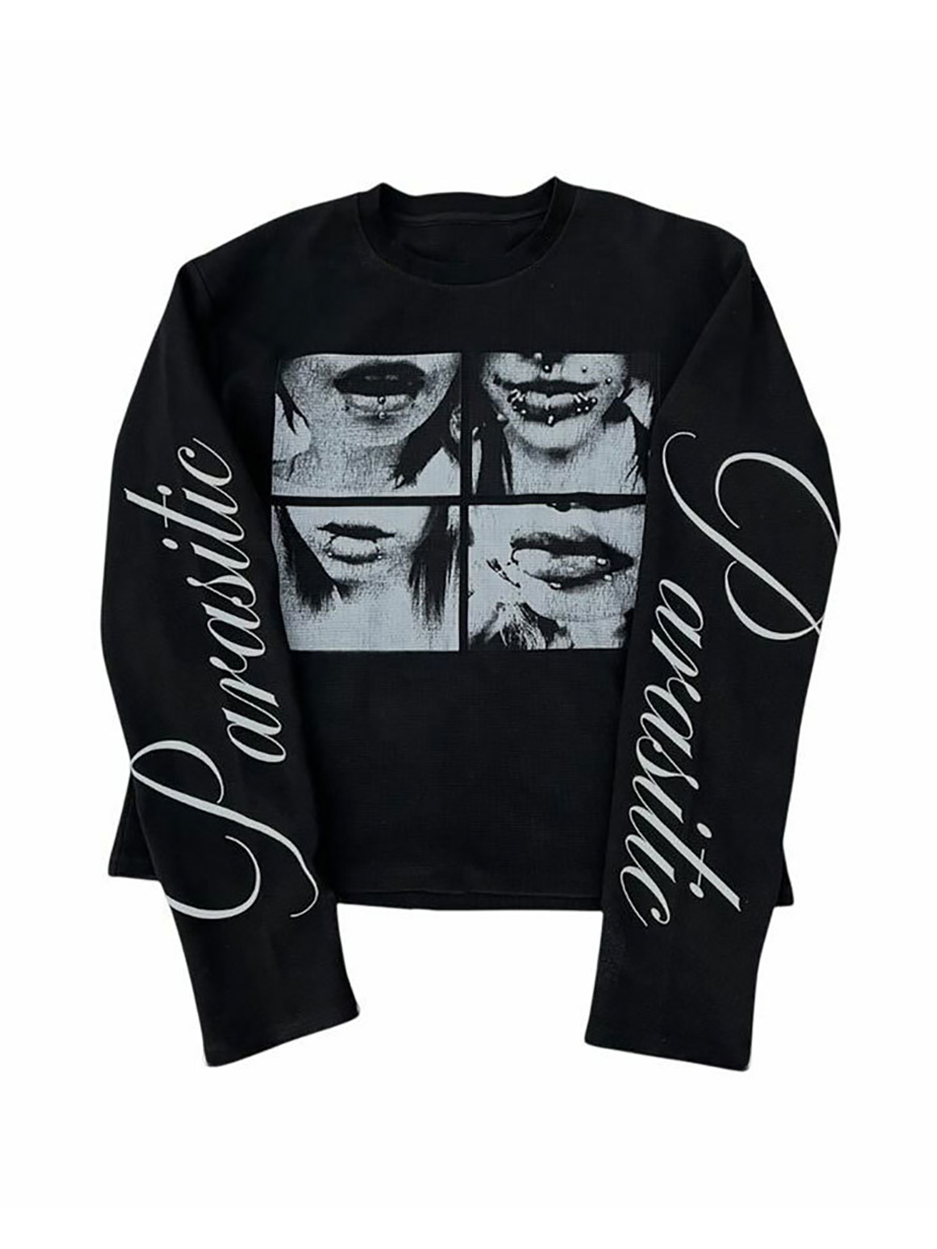 Men'S Fashion T Shirts - Kemeja Lengan Panjang Unisex Gaya Punk