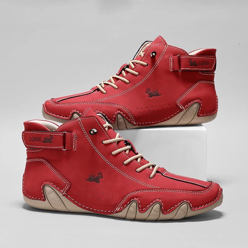 Mens Fashion Week - Sepatu Kasual Kulit untuk Pria, Sneakers