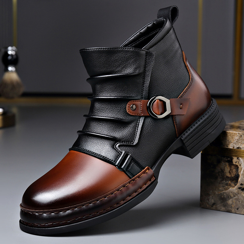 Fashion Men'S Boots - Sepatu Bot Pergelangan Kaki Retro Musim