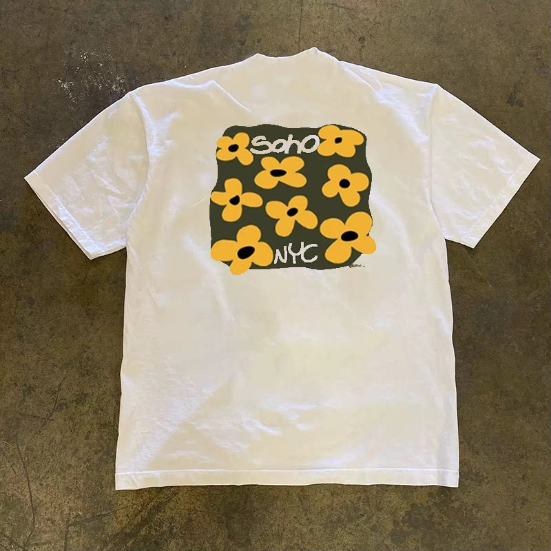 Men'S Fashion Nyc - Kaos Katun Keren Baru 2026, Motif