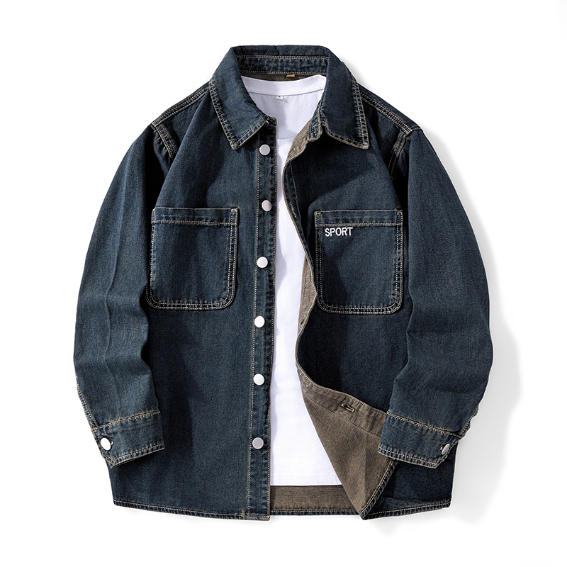 Denim Jacket Vintage - Jaket Denim Heavy Duty untuk Pria,