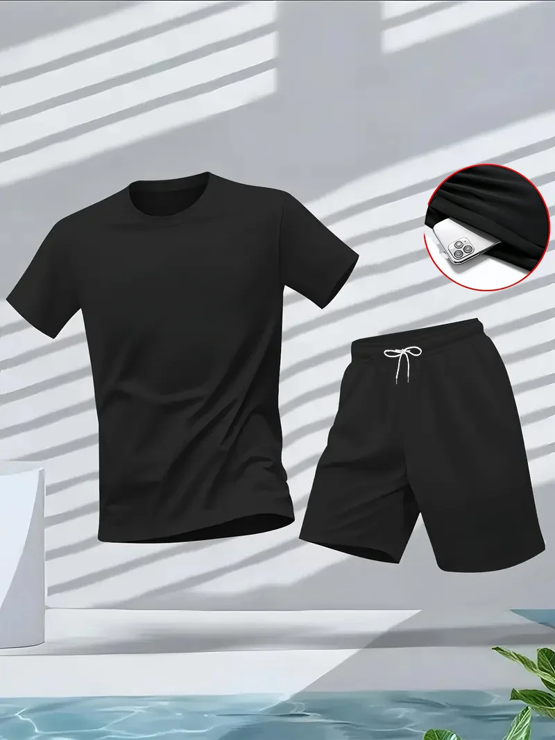 Men'S Fashion Looks - Setelan Pria 2 Potong Set Pakaian