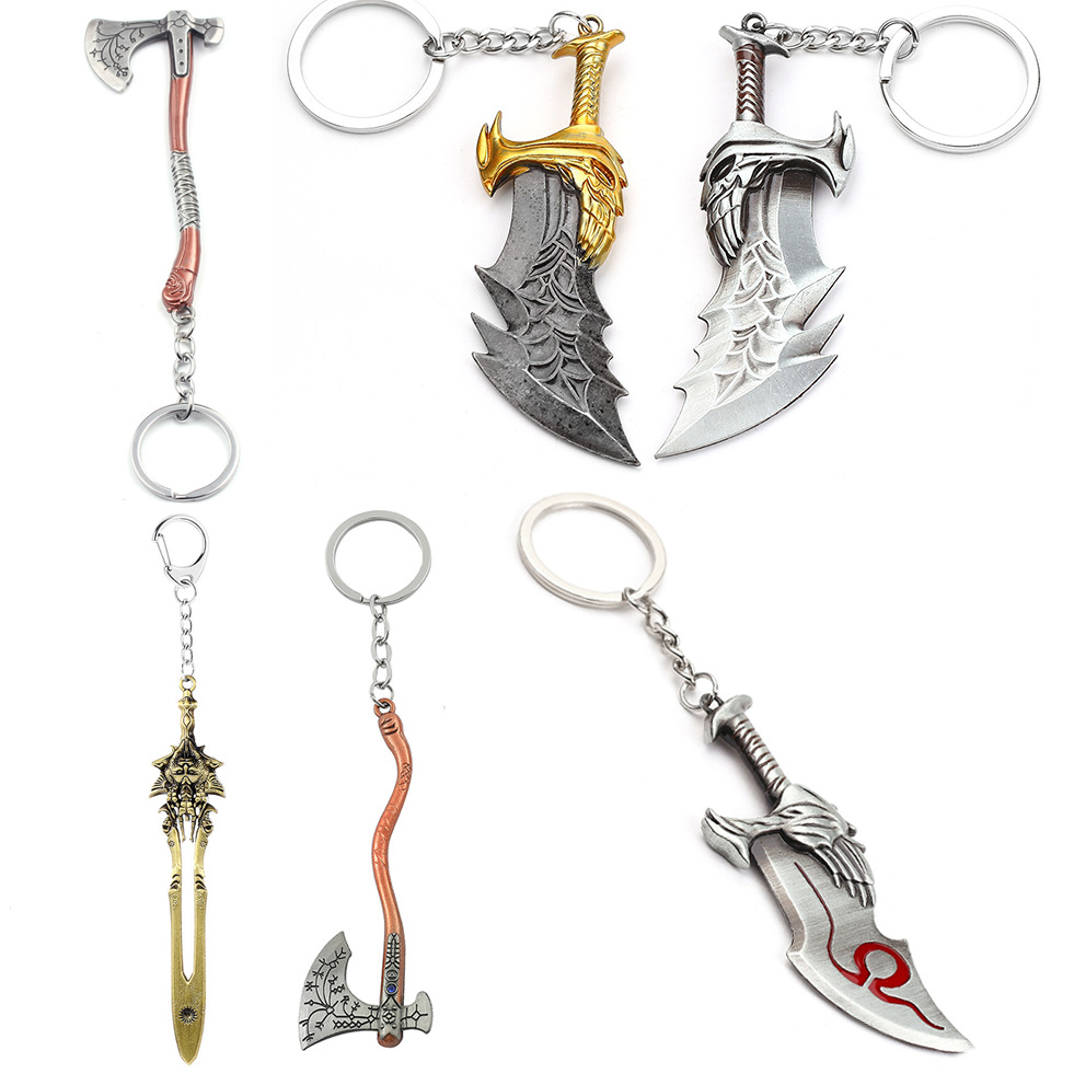 Men Fashion Key - God of War 4 Kratos Gantungan