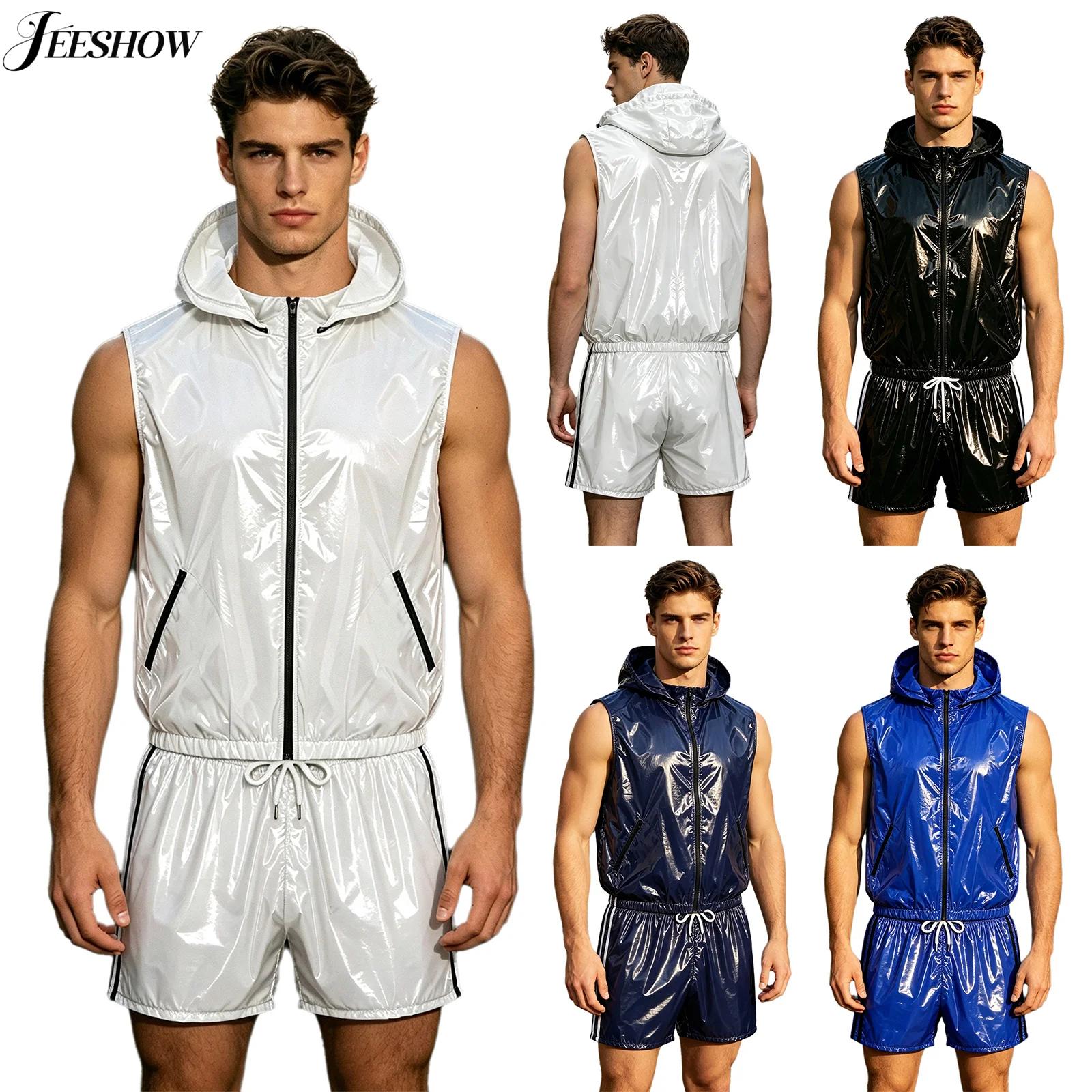 Track Suit Men - Pakaian Olahraga Tahan Air Pria, Rompi
