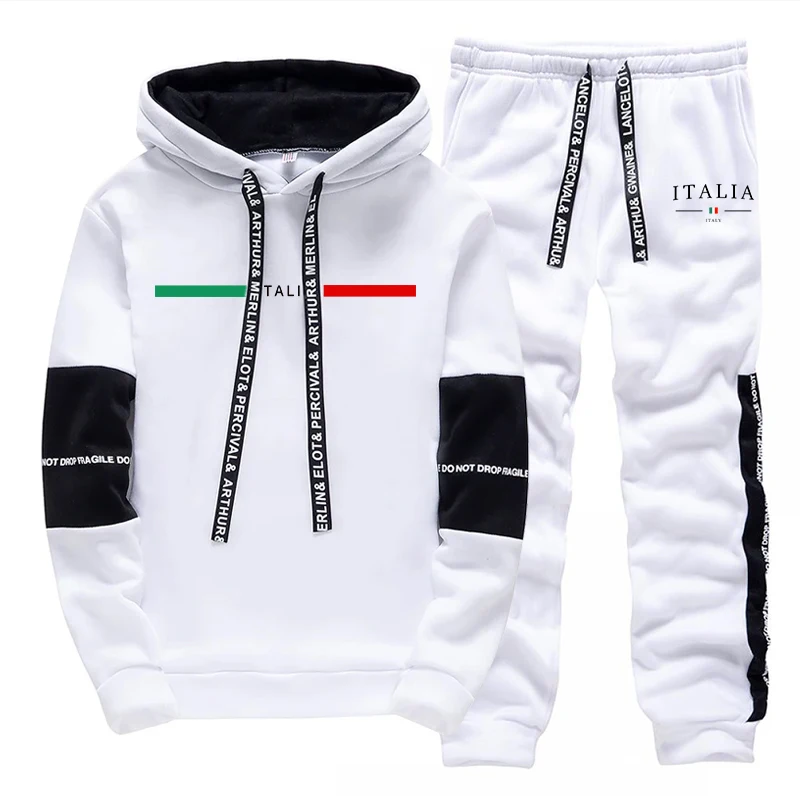 Men'S Fashion Clothing - Setelan Olahraga Pria Motif Cetak Kasual,