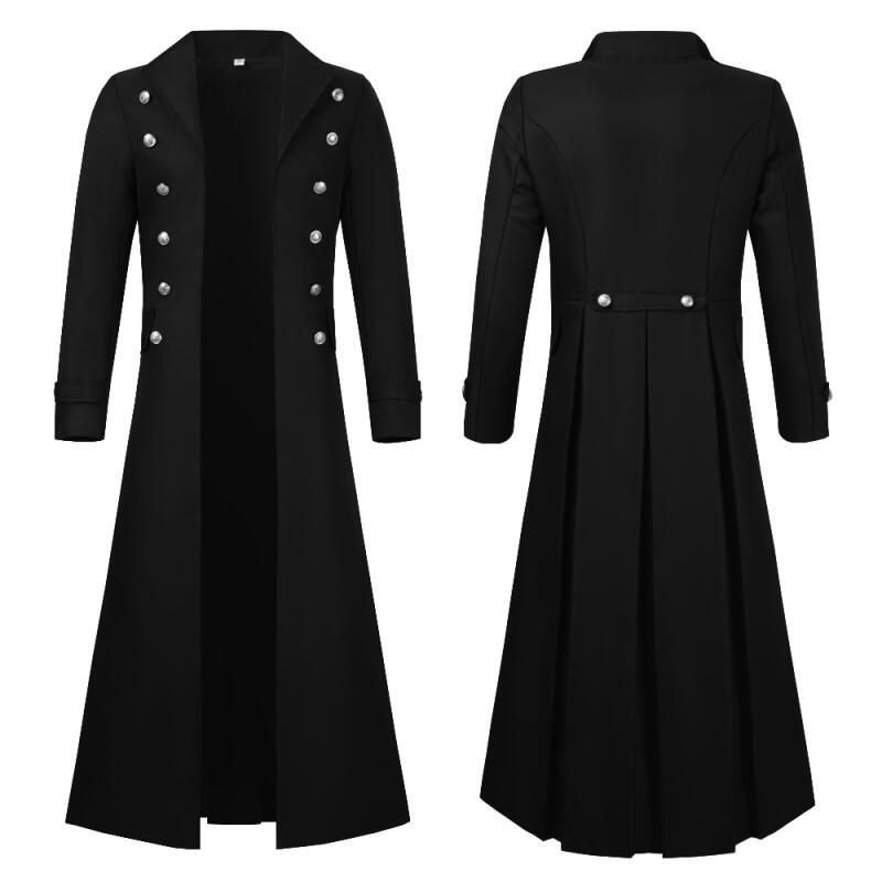 Trench Coat Men - Jaket Panjang Pria Ukuran Besar Gaya
