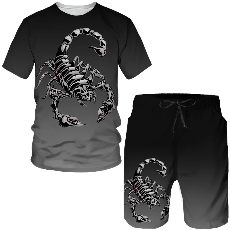 Men'S Fashion Clothing - Setelan Kaos dan Celana Pendek 3D