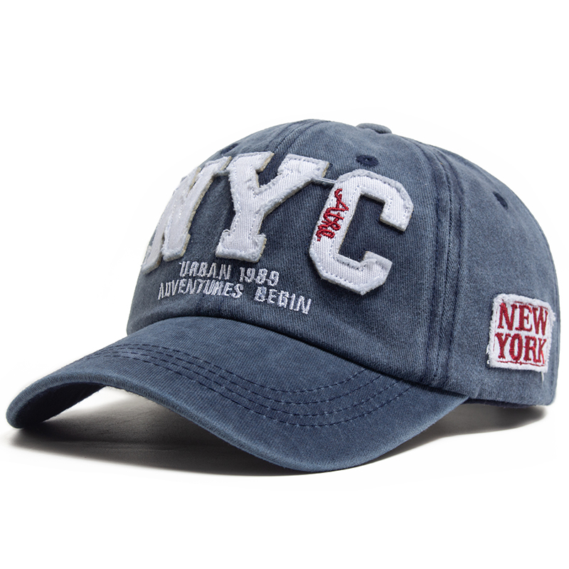 Men'S Fashion Nyc - Topi bisbol NYC huruf besar Vintage