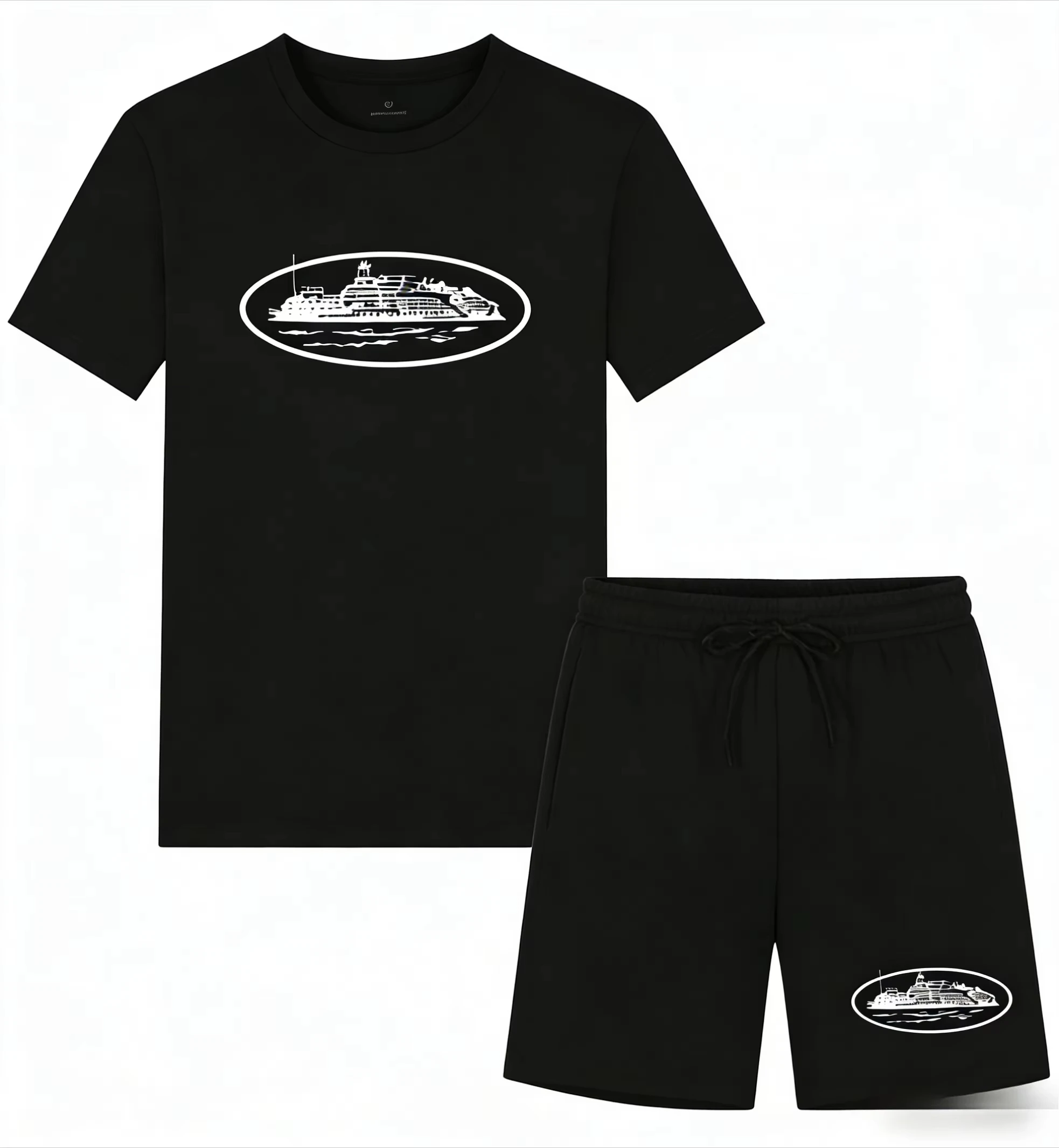 Men'S Fashion Looks - Kaos dan Celana Pendek Motif Perahu