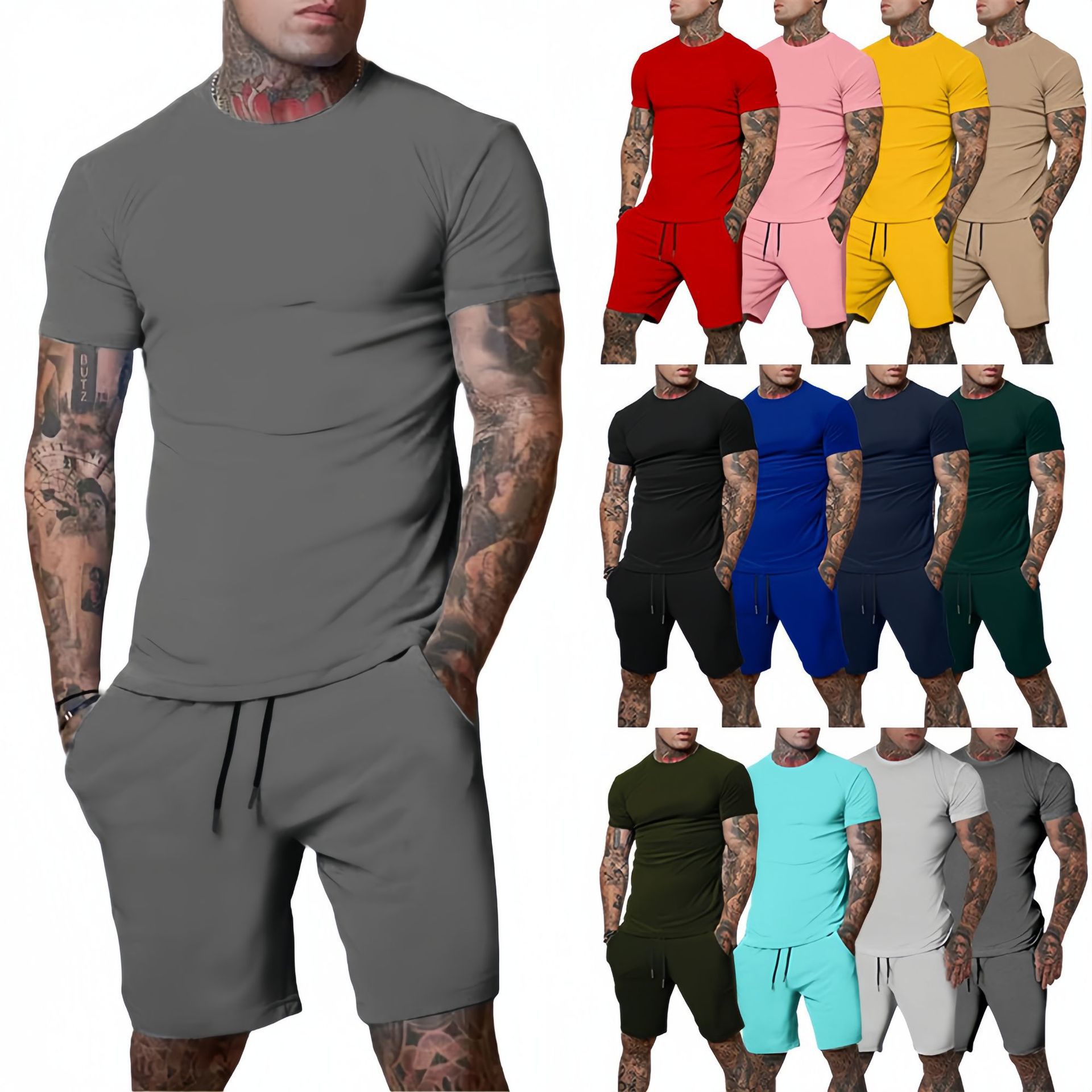Men'S Fashion Looks - Setelan Olahraga Luar Ruangan Musim Panas