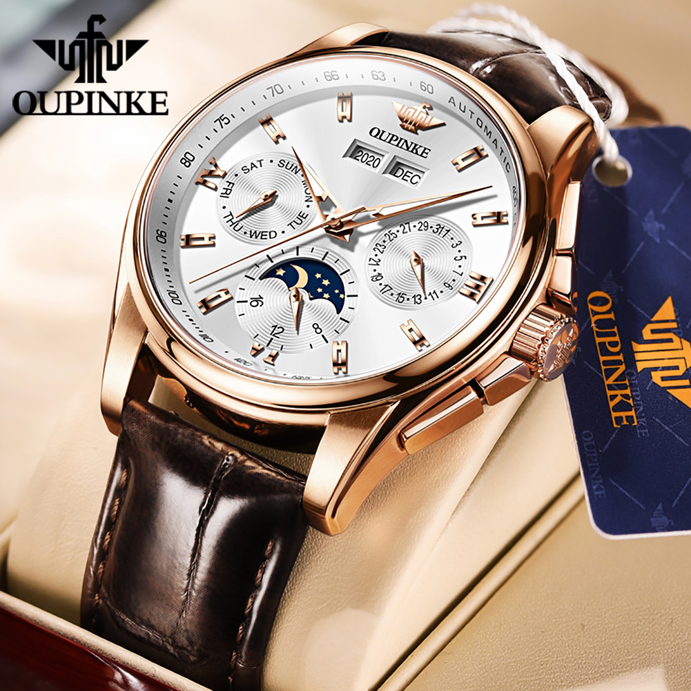 Mens Fashion Week - OUPINKE Jam Tangan Pria Jam Tangan