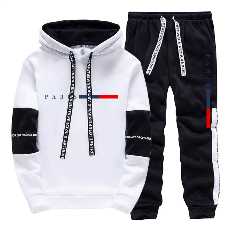 Men'S Fashion Tips - Setelan Pria/Hoodie/Celana Paris Fashion Musim Gugur