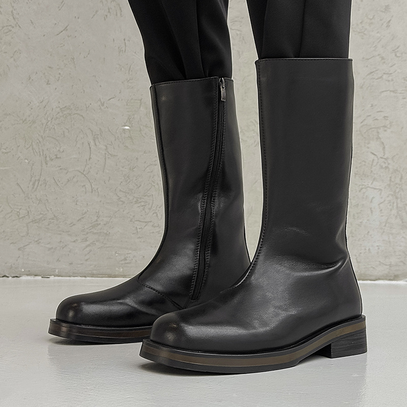 Men'S Fashion Plus - Sepatu bot chelsea tinggi pria ukuran
