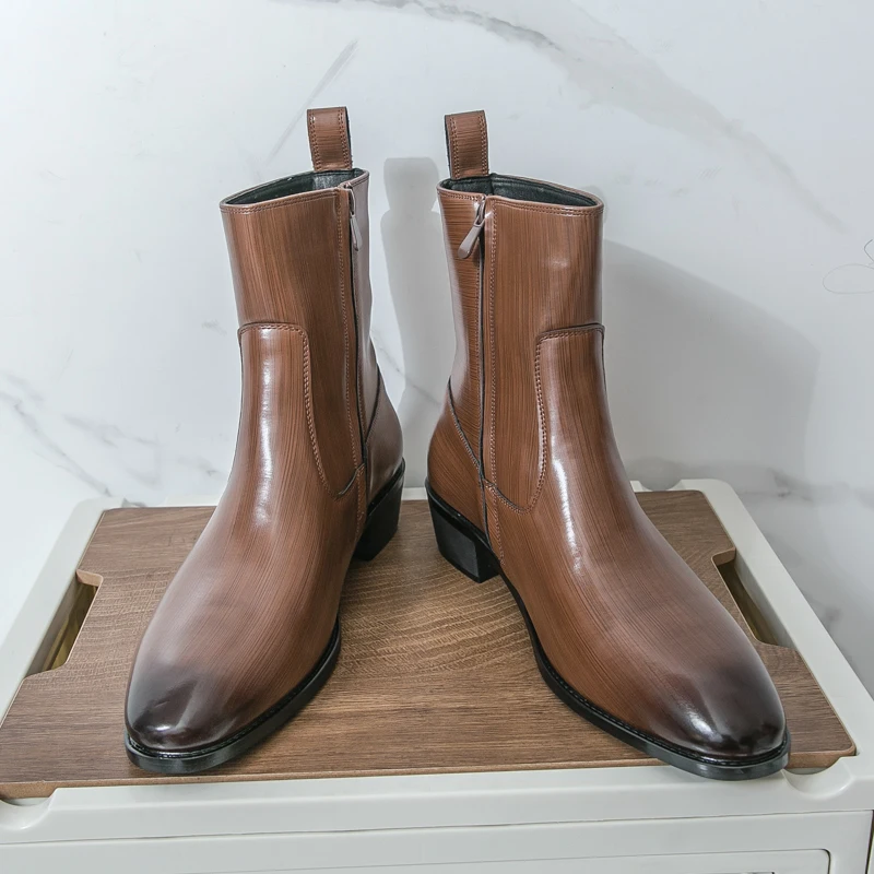 Sepatu Boots Chelsea Kulit Kas - Fashion Men'S Boots ulasan dan harga