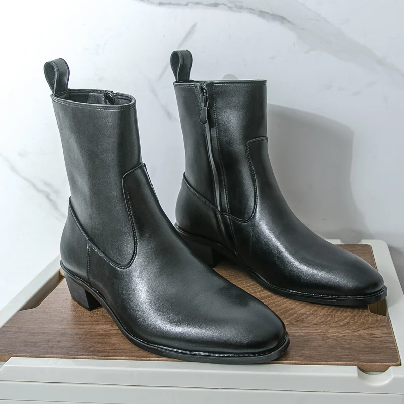 Sepatu Boots Chelsea Kulit Kas - Fashion Men'S Boots ulasan dan harga