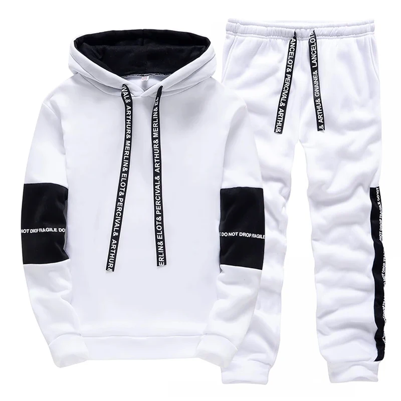 Setelan Olahraga Pria Hitam Pu - Men'S Fashion Clothing ulasan dan harga