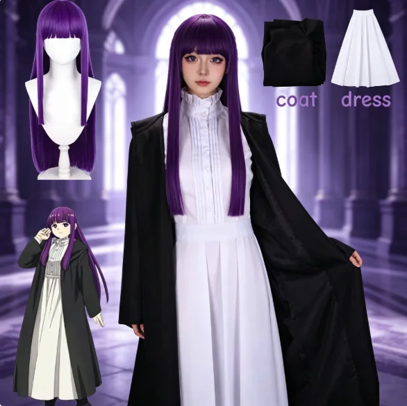 Kostum Cosplay Frieren Fern 20 - Trench Coat Men ulasan dan harga