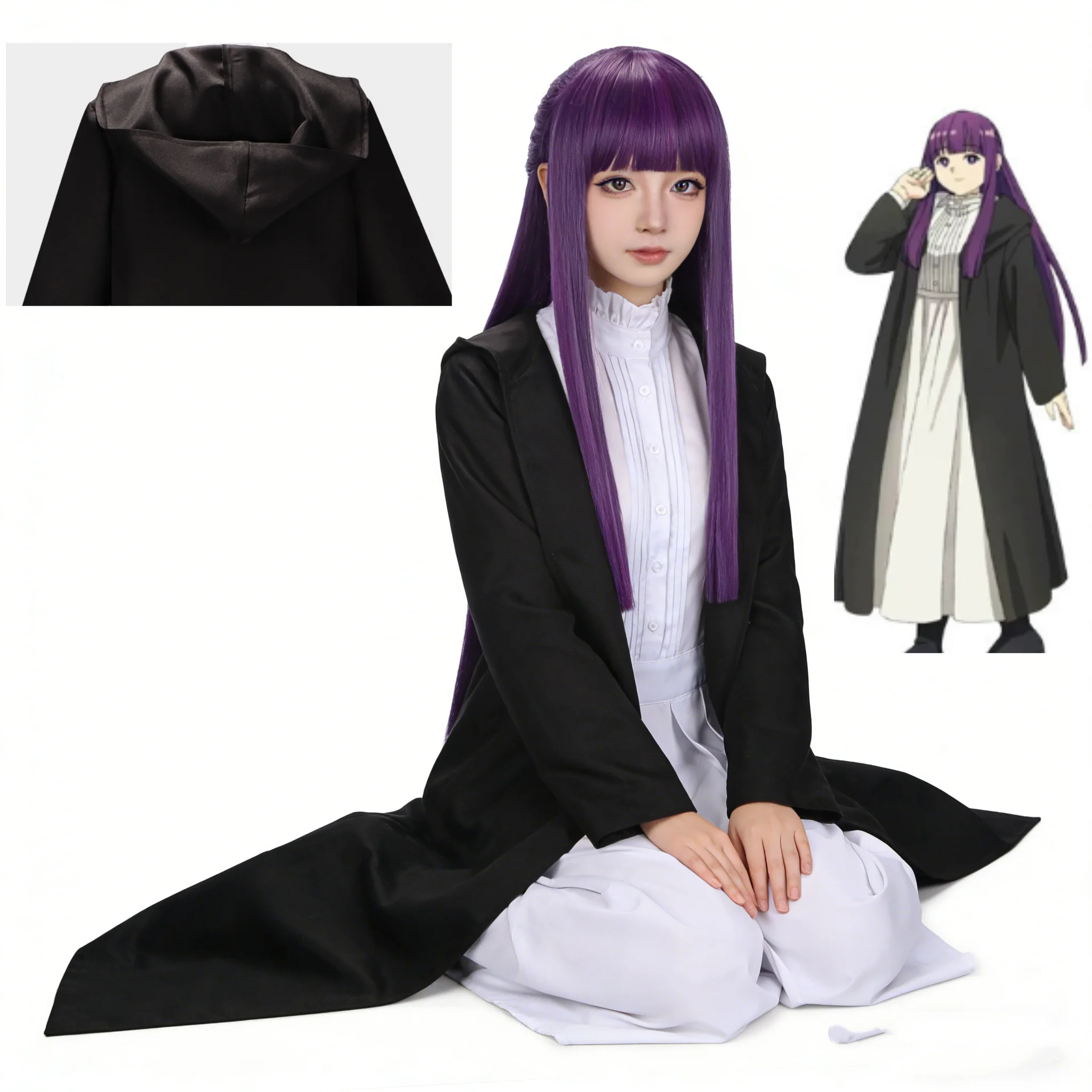 Kostum Cosplay Frieren Fern 20 - Trench Coat Men ulasan dan harga
