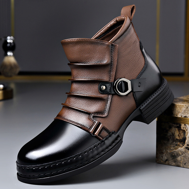 Sepatu Bot Pergelangan Kaki Re - Fashion Men'S Boots ulasan dan harga