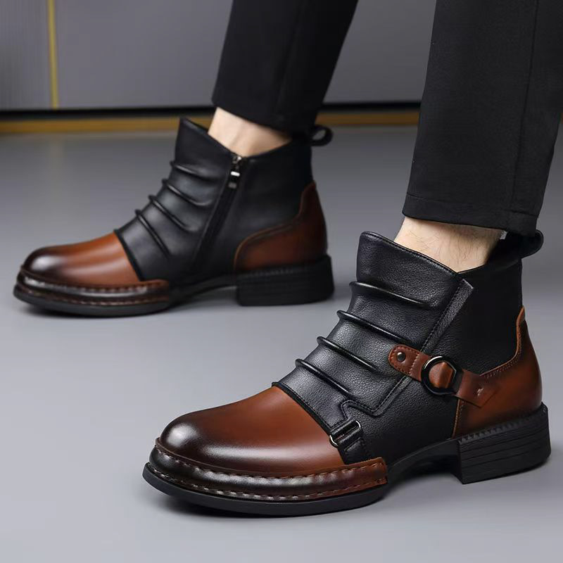 Sepatu Bot Pergelangan Kaki Re - Fashion Men'S Boots ulasan dan harga