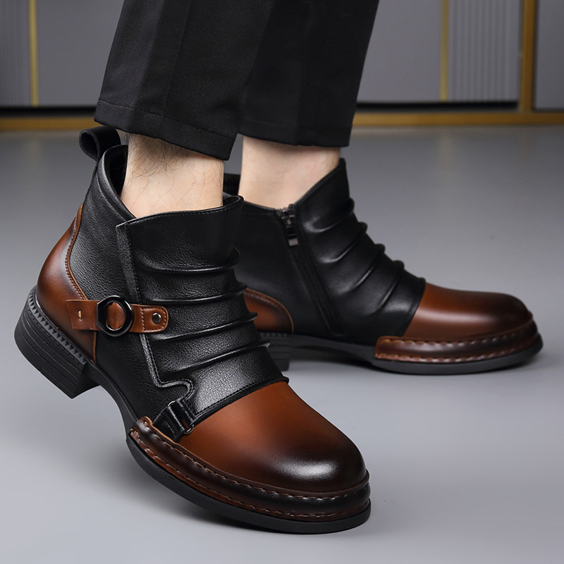 Sepatu Bot Pergelangan Kaki Re - Fashion Men'S Boots ulasan dan harga