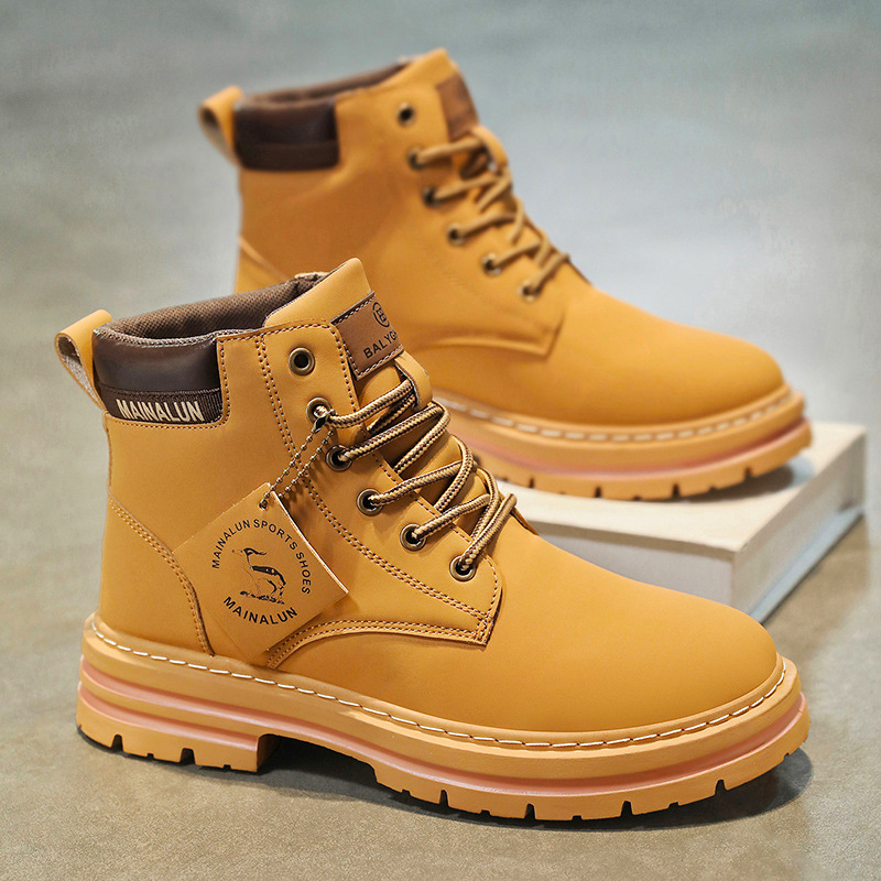 Sepatu Boots Pria Klasik High  - Mens Fashion Week ulasan dan harga