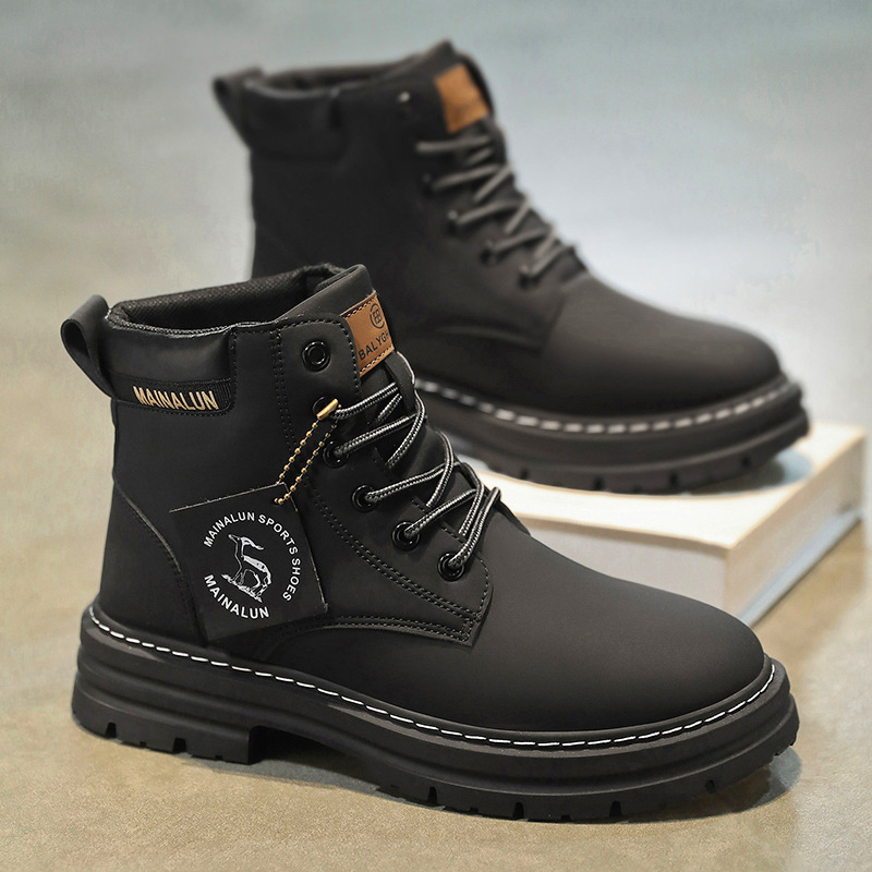 Sepatu Boots Pria Klasik High  - Mens Fashion Week ulasan dan harga
