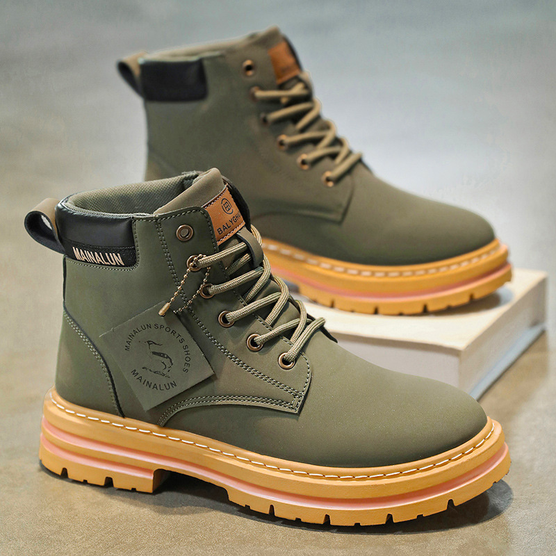 Sepatu Boots Pria Klasik High  - Mens Fashion Week ulasan dan harga
