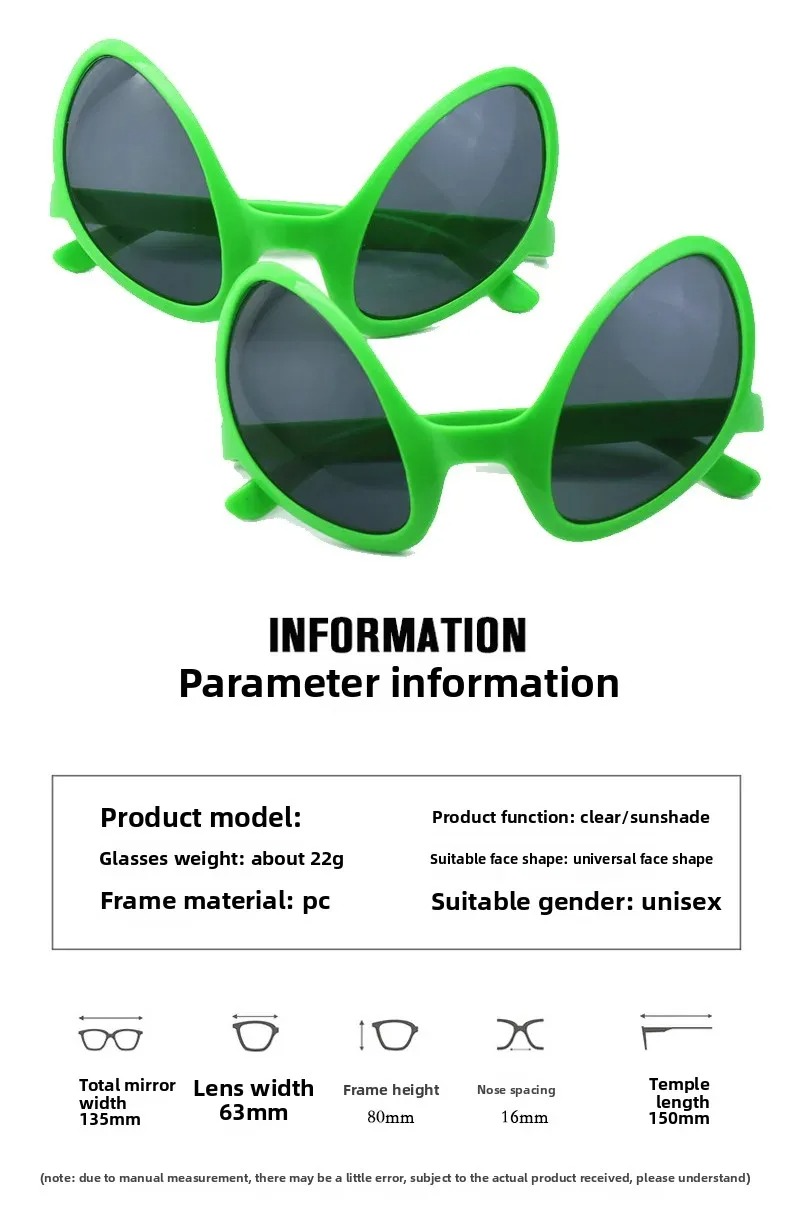 Kacamata Hitam Unik Alien Mars - Men'S Fashion Accessories ulasan dan harga