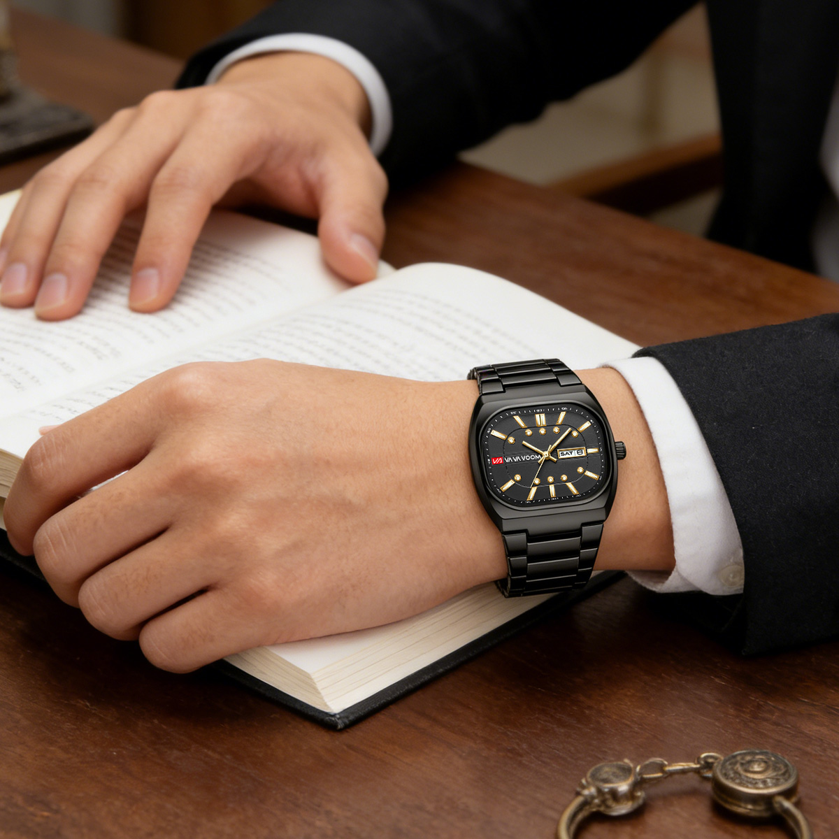 Jam Tangan Pria Quartz Desain  - Mens Fashion Watch ulasan dan harga