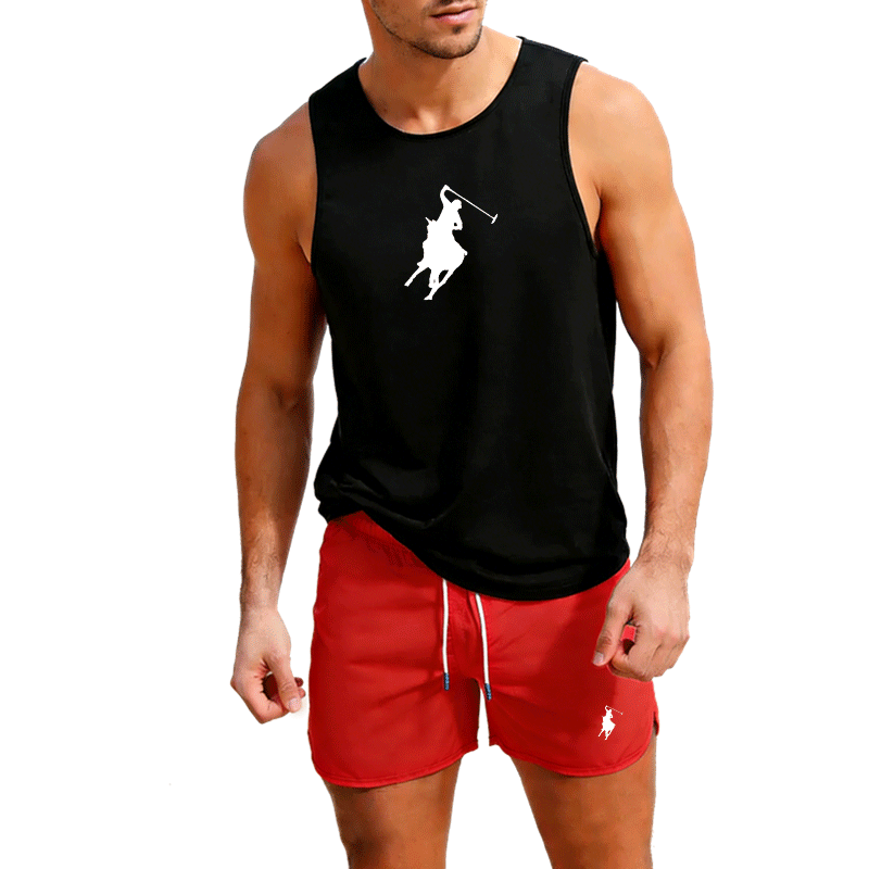 Set Rompi dan Celana Pendek Mu - Mens Fashion Trend ulasan dan harga