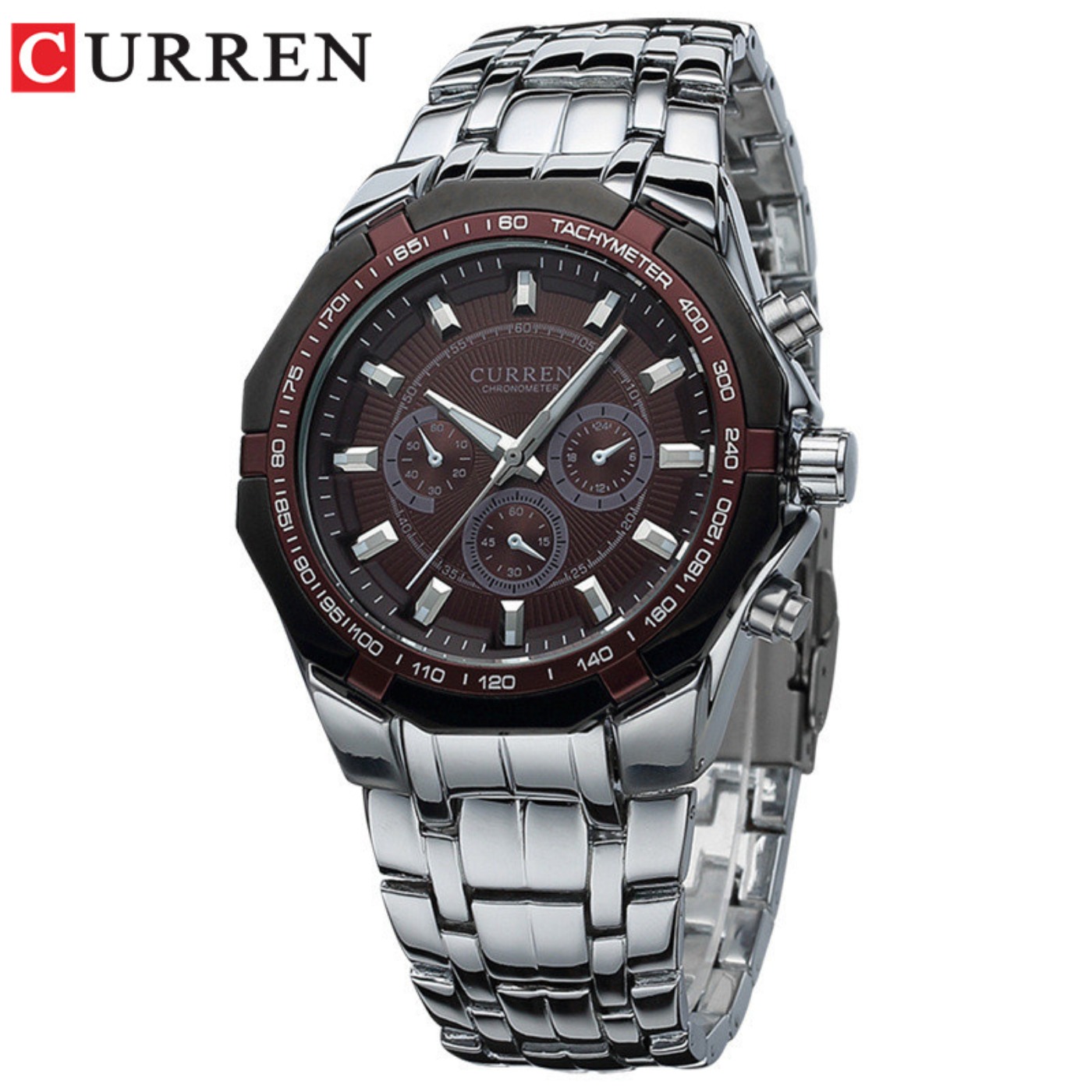 CURREN Jam Tangan Pria Olahrag - Mens Fashion Watch ulasan dan harga