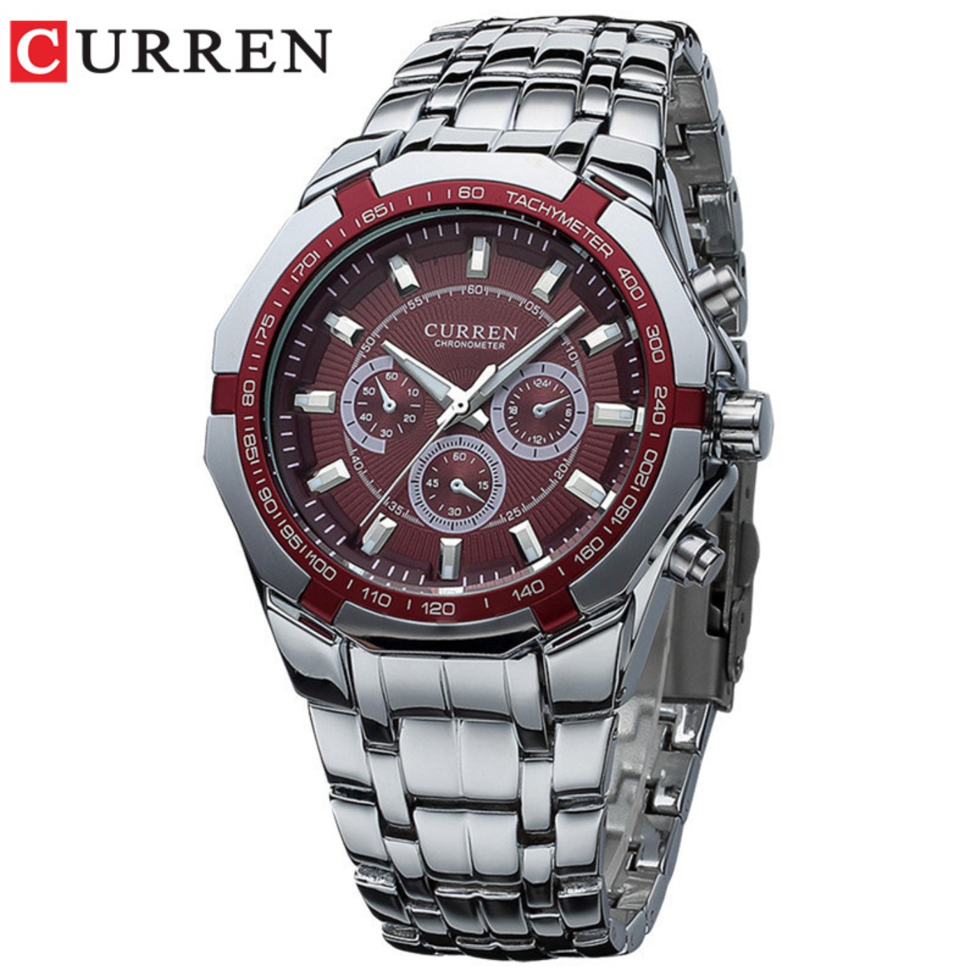 CURREN Jam Tangan Pria Olahrag - Mens Fashion Watch ulasan dan harga