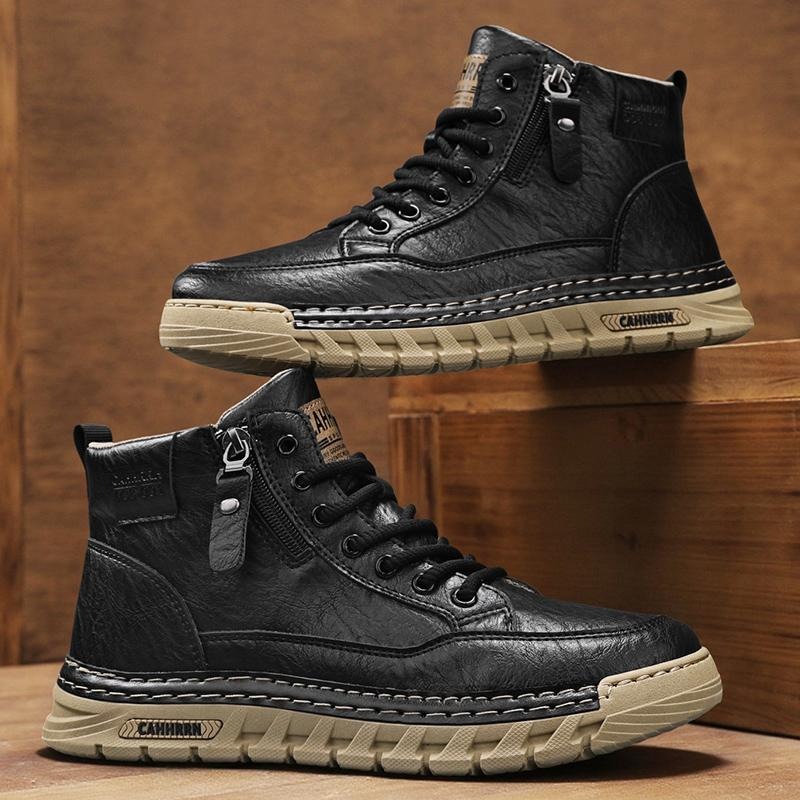 Sepatu Bot Pergelangan Kaki Ti - Fashion Men'S Boots ulasan dan harga