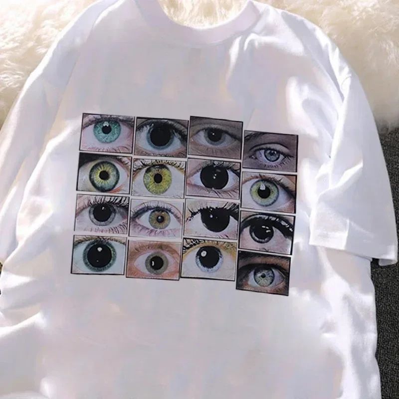 Kaus Y2K Harajuku Motif Mata K - Mens Fashion Dress Shirts ulasan dan harga