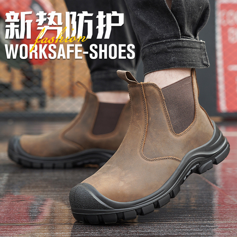 Sepatu Bot Kerja Penutup Kaki  - Fashion Men'S Boots ulasan dan harga