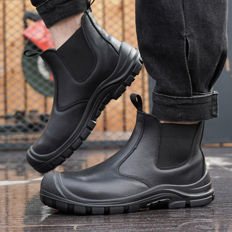 Sepatu Bot Kerja Penutup Kaki  - Fashion Men'S Boots ulasan dan harga