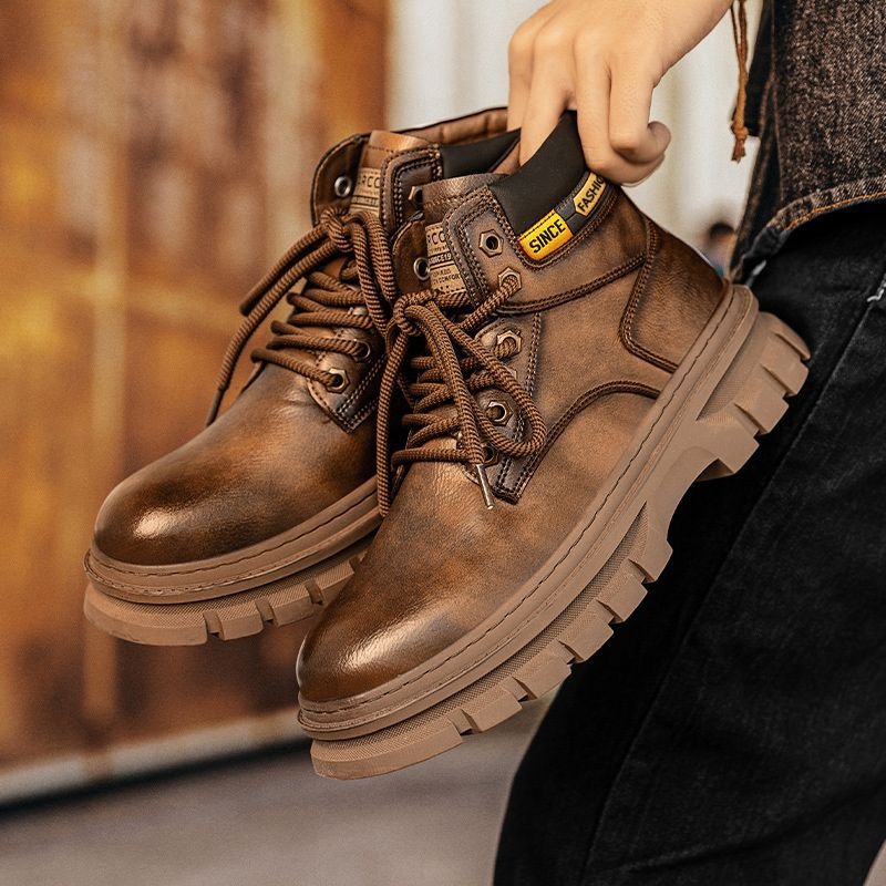 Sepatu Bot Pergelangan Kaki Pl - Fashion Men'S Boots ulasan dan harga