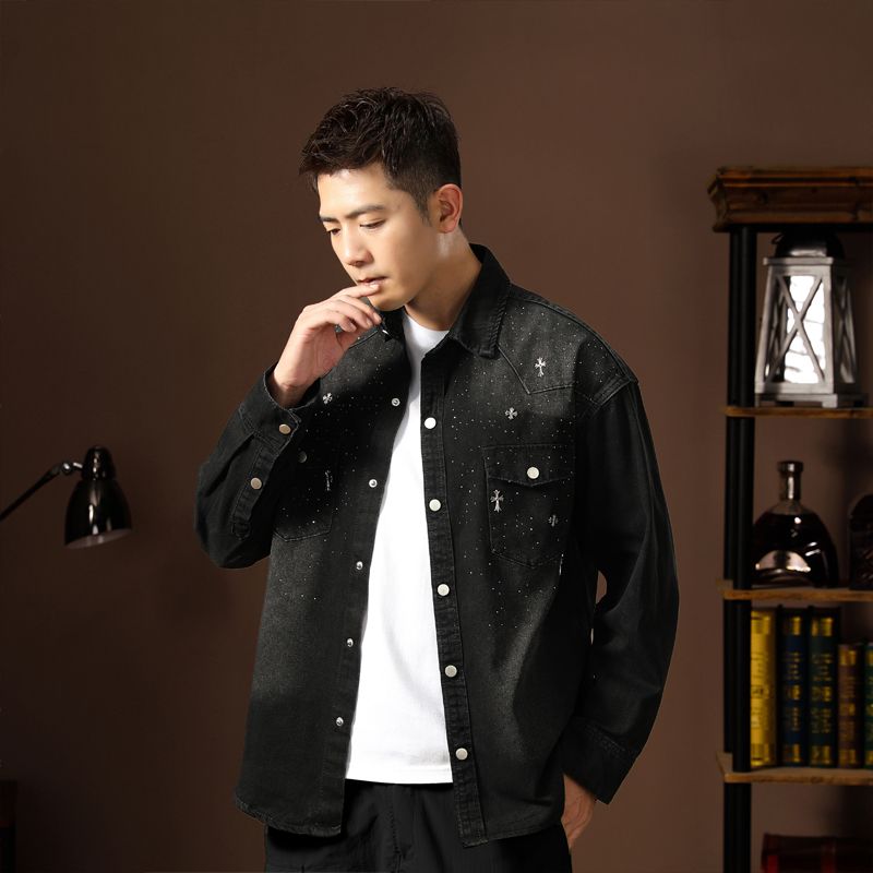 Jaket Denim Antik Musim Semi M - Denim Jacket Vintage ulasan dan harga