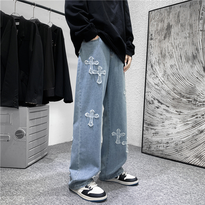 Celana Jeans Pria Motif Silang - Men'S Fashion For 60 Year Old ulasan dan harga