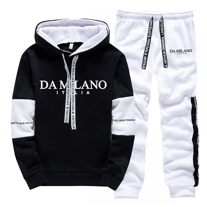 Setelan Olahraga Pria Hitam Pu - Men'S Fashion Clothing ulasan dan harga