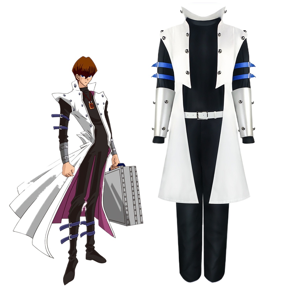 Seto Kaiba Kostum Cosplay Game - Trench Coat Men ulasan dan harga
