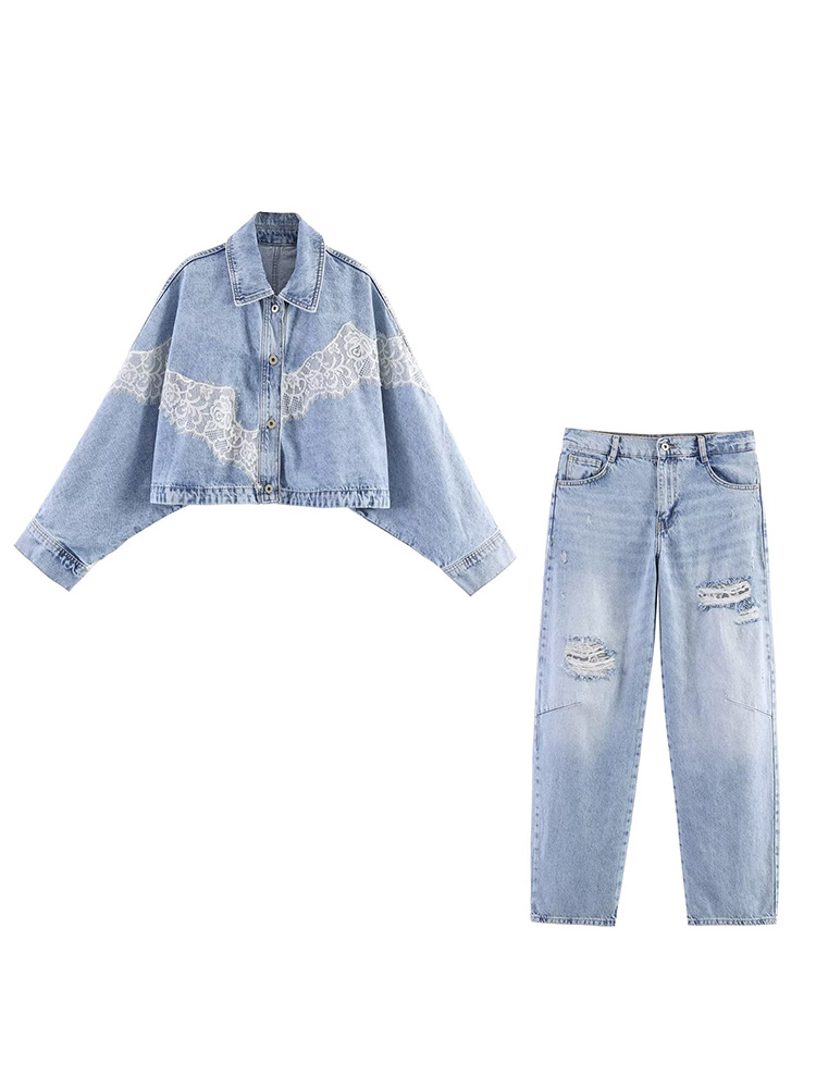 HH Spring Wanita Chic Jaket De - Denim Jacket Vintage ulasan dan harga