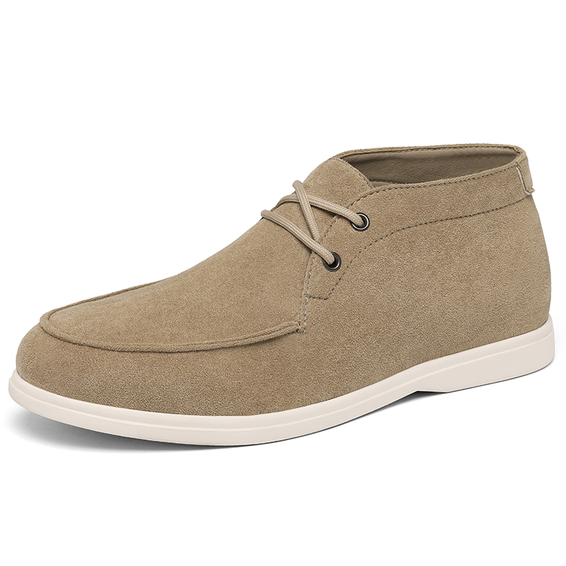 Sepatu Chukka Kulit Suede Gaya - Fashion Men'S Boots ulasan dan harga