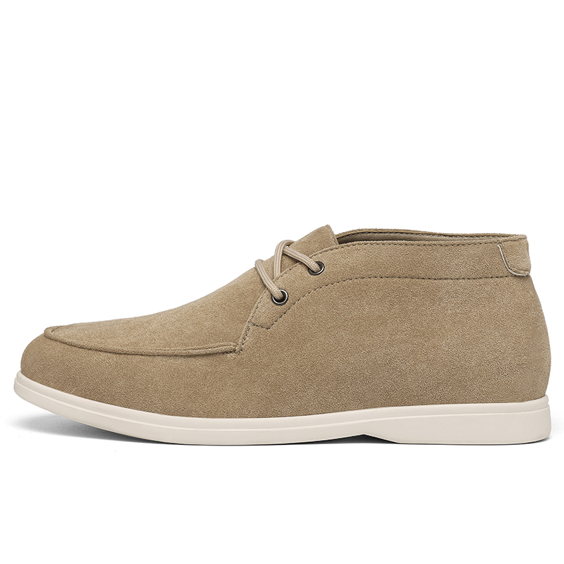 Sepatu Chukka Kulit Suede Gaya - Fashion Men'S Boots ulasan dan harga