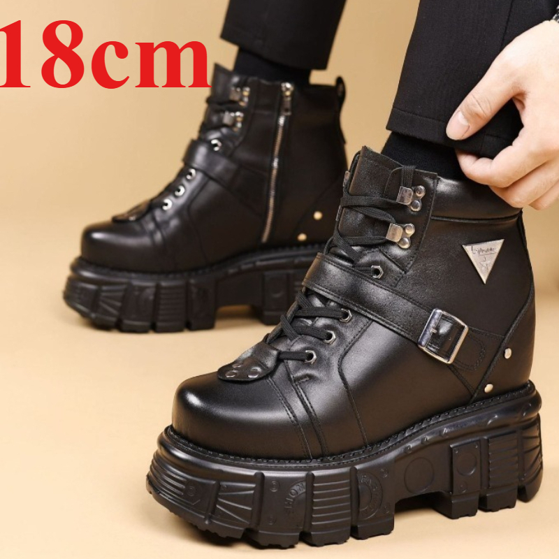 Sepatu Boots Kulit Asli untuk  - Fashion Men'S Boots ulasan dan harga