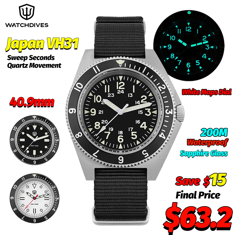 Watchdives WD1972 Jam Tangan K - Mens Fashion Watch ulasan dan harga