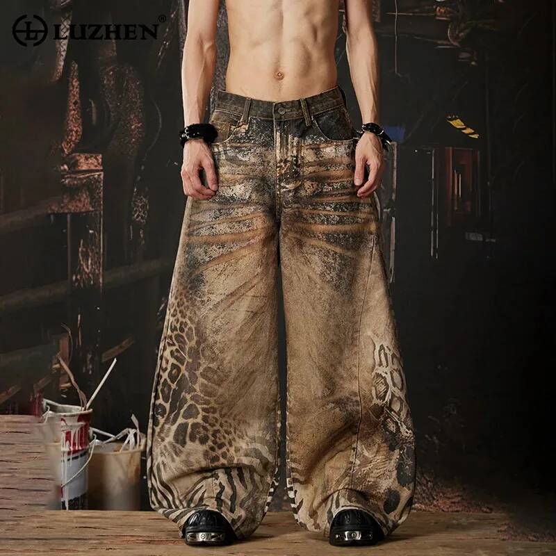 LUZHEN 2026 Celana Jeans Kasua - Men'S Fashion For 60 Year Old ulasan dan harga
