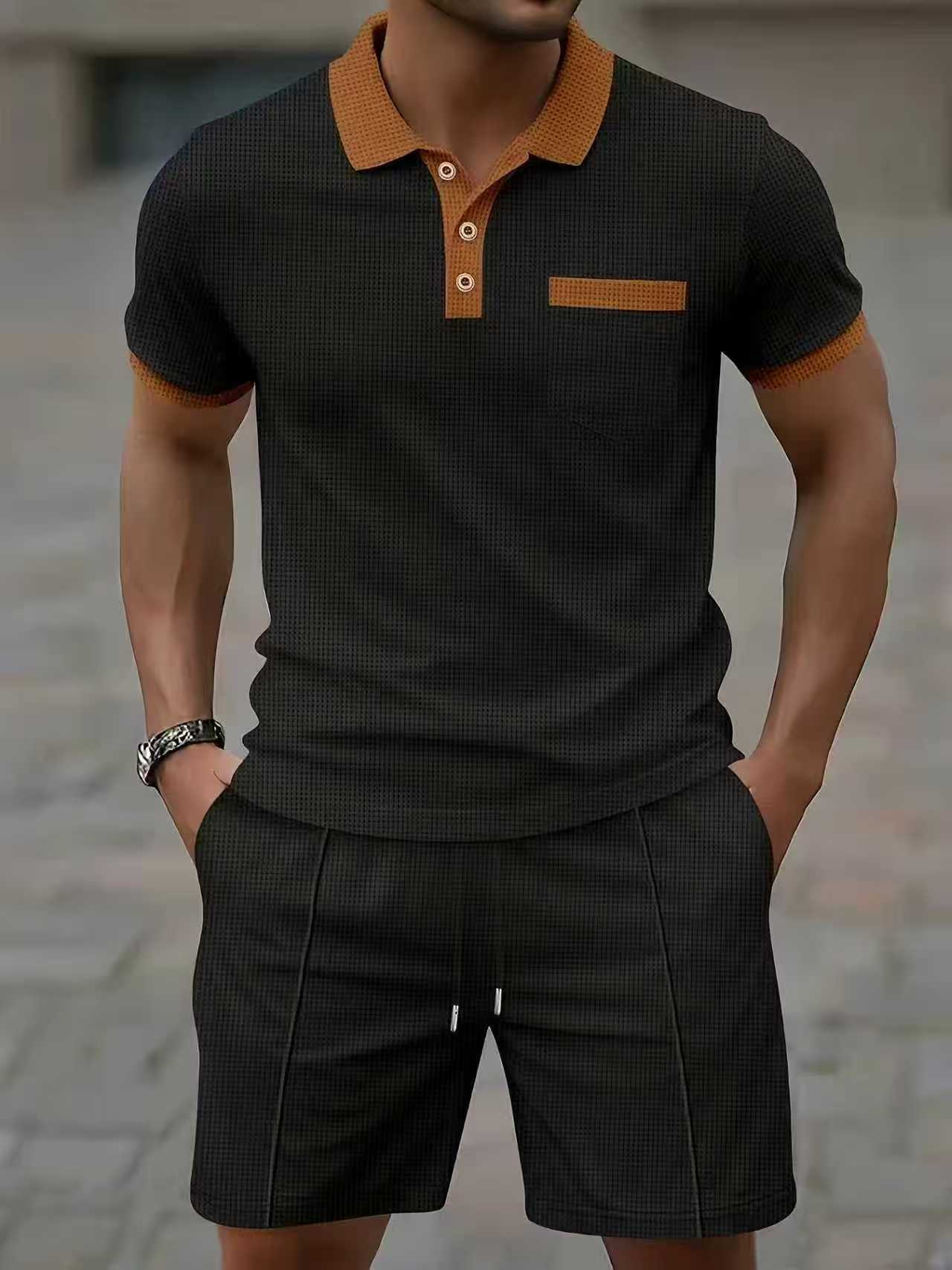 Setelan kaos polo lengan pende - Men'S Fashion Looks ulasan dan harga