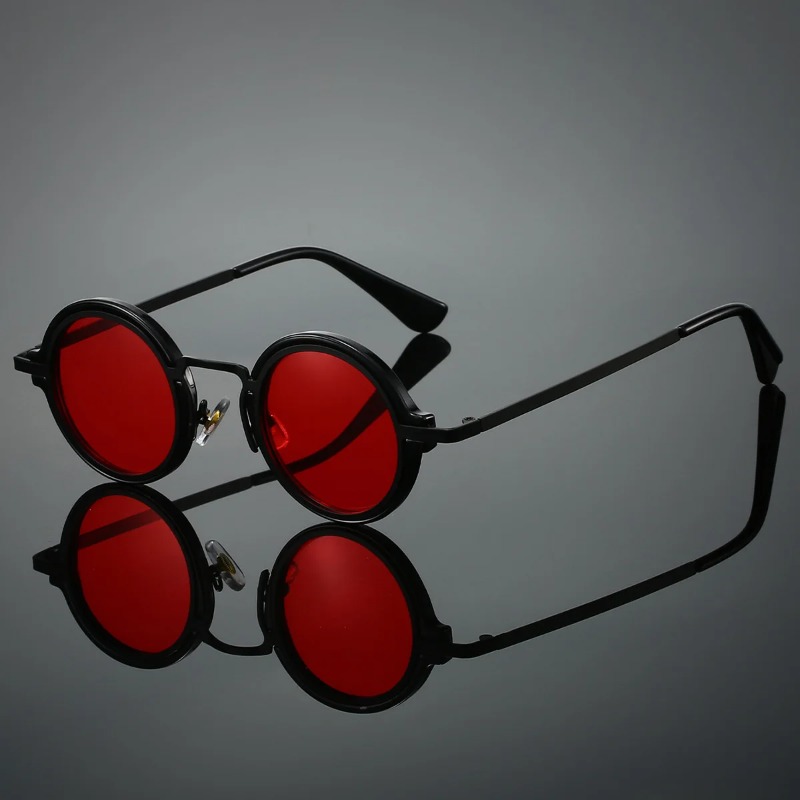 Kacamata Hitam Bingkai Bulat L - Men'S Fashion Accessories ulasan dan harga